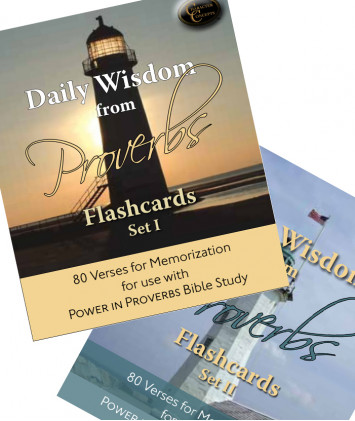 Daily Wisdom from Proverbs Set 1 and 2 Digital Flashcards